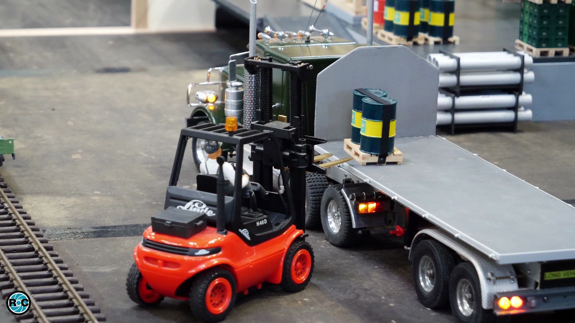 rc施工现场 叉车 拖拉机 挖掘机 - tom