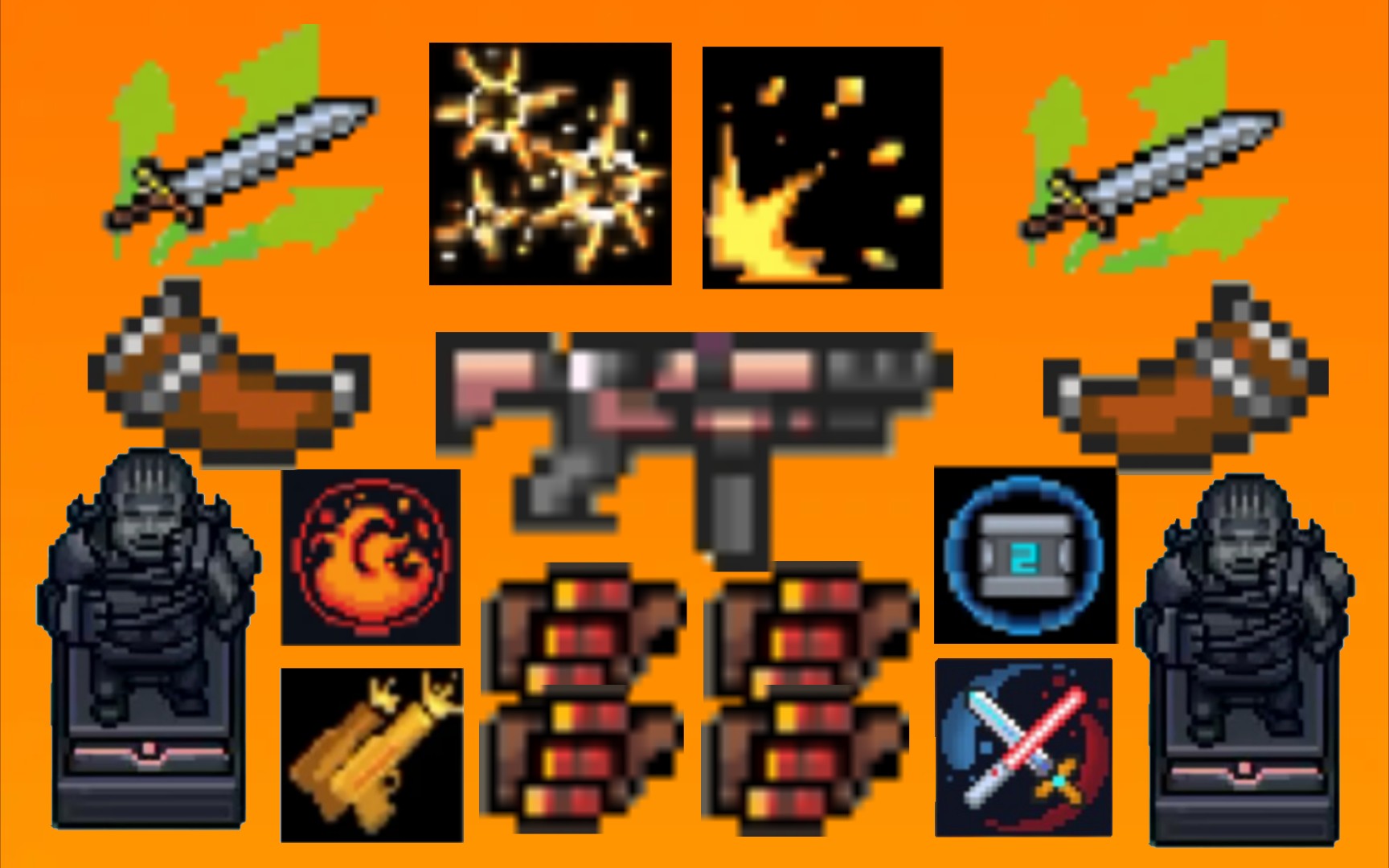 【元气骑士】新武器:雪狐 加特林
