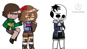 Télécharger la video: Frisk and Chara meet Sans au