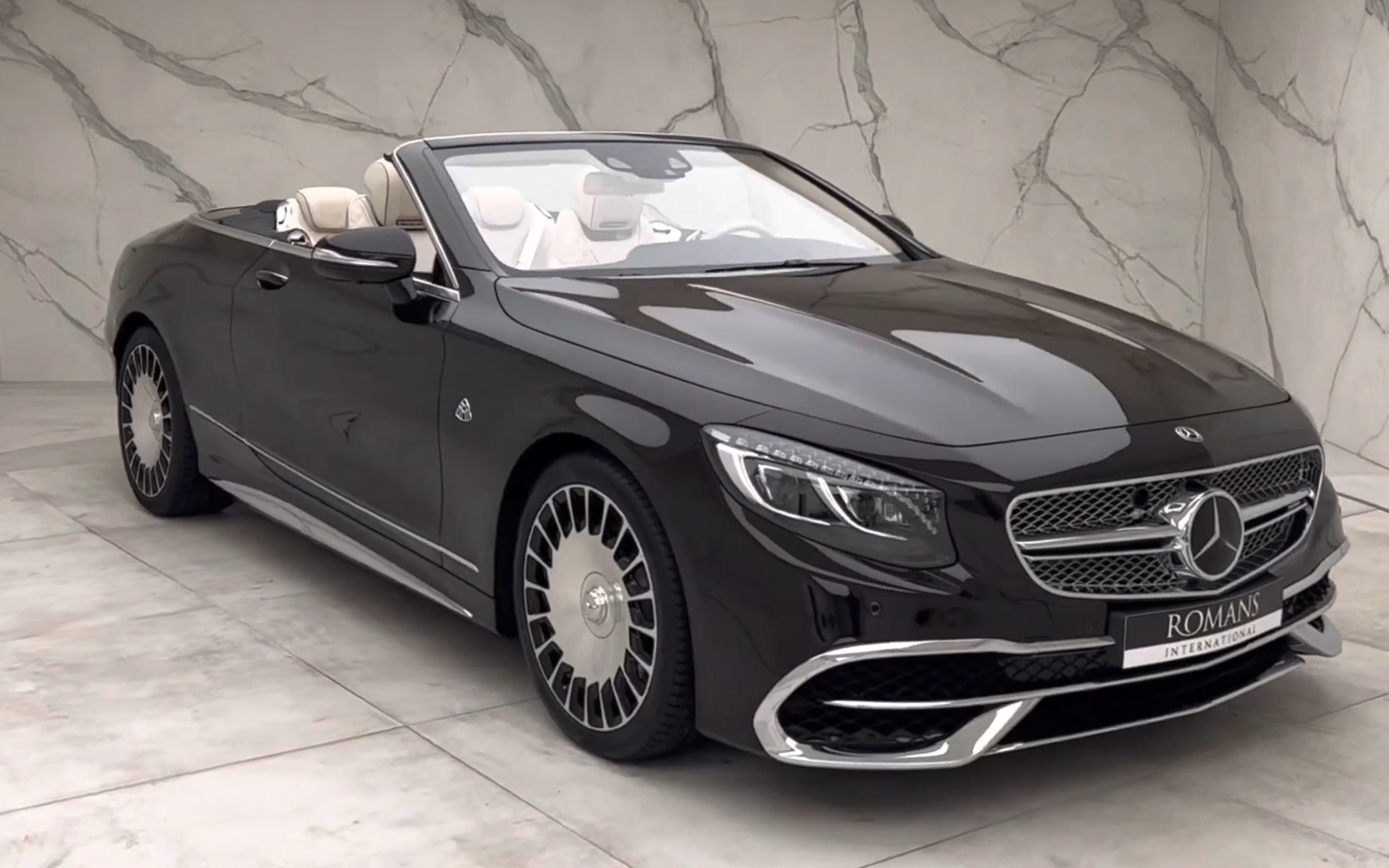 [图]【4K鉴赏】敞篷迈巴赫 Mercedes-Maybach S650 Cabriolet （2018） - Ruby Black-