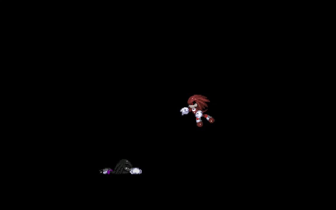 [图]Knuckles.exe 内心中的结局 黑暗纳克鲁斯友情死亡的惧情