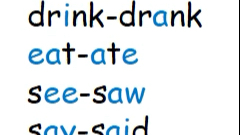 动词原形过去式不规则变化的常见单词发音!哔哩哔哩bilibili