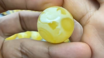 瓷白花妖花蜜蜡珠子锁骨坠可编绳