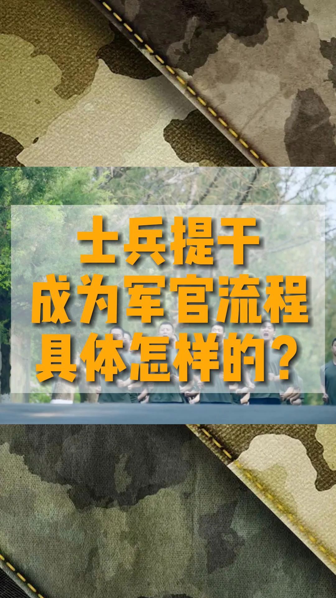 士兵提干成为军官,具体流程是怎样的?哔哩哔哩bilibili