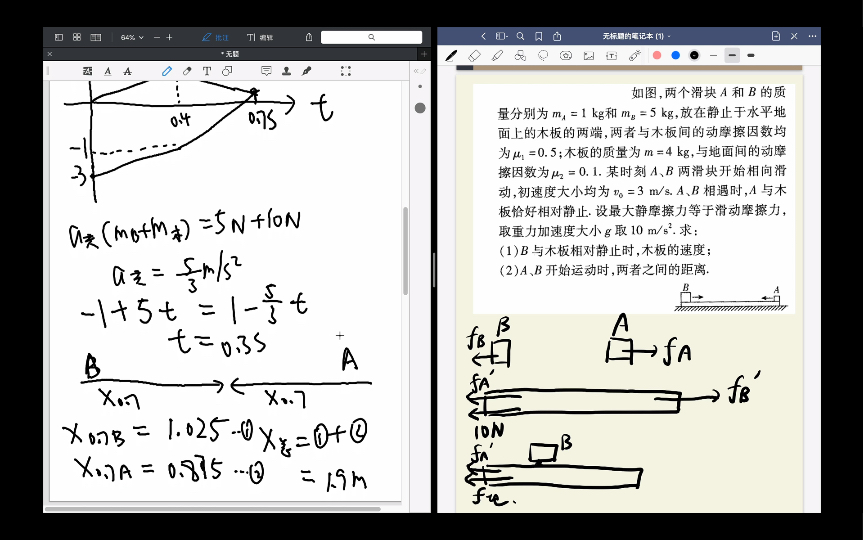 高中物理滑块木板模型超经典模型分析,期末考试必考大题类型哔哩哔哩bilibili