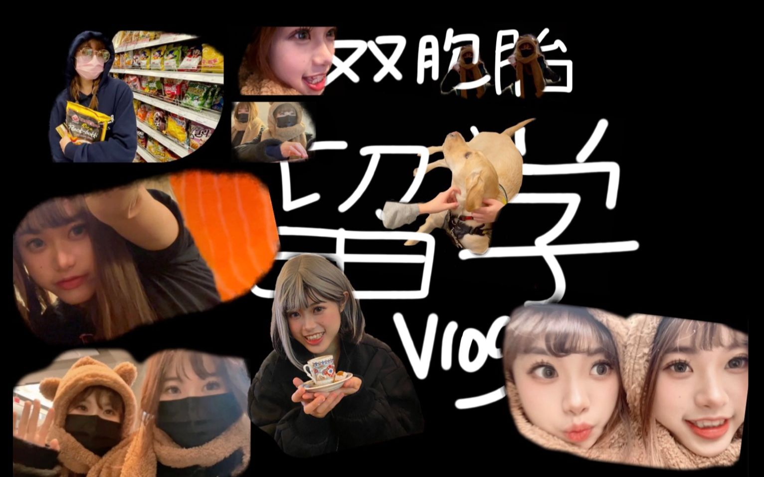 双胞胎留学Vlog𐟇谟‡榘麗‘梦想过800遍的留学生活啊!哔哩哔哩bilibili