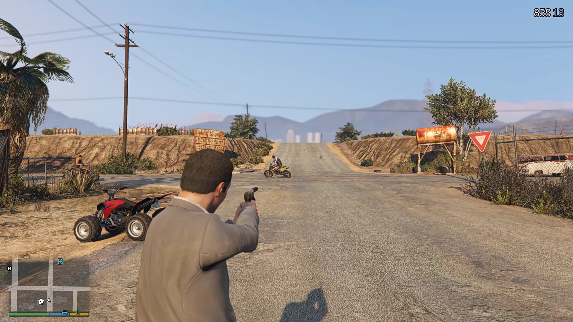 《gta5》tmd敢抢我的车?