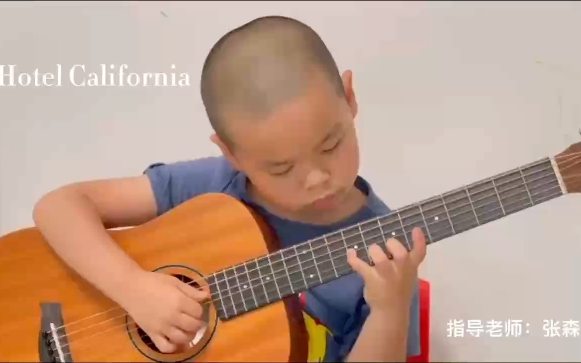 [图]幼儿园吉他弹唱-加州旅馆Hotel California