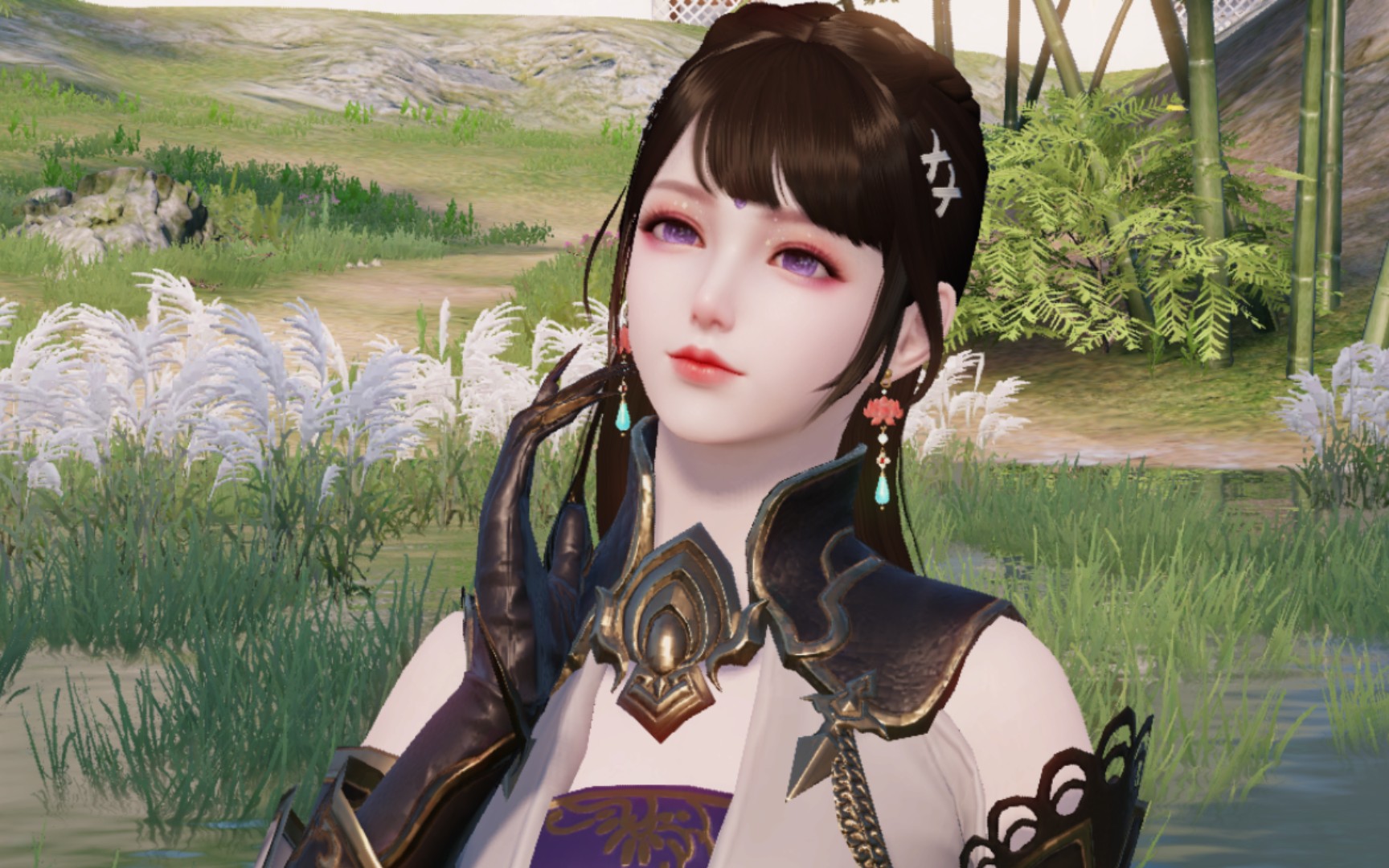 【天刀手游】唐门成女待机动作|我们唐门的手甲就是最好看的