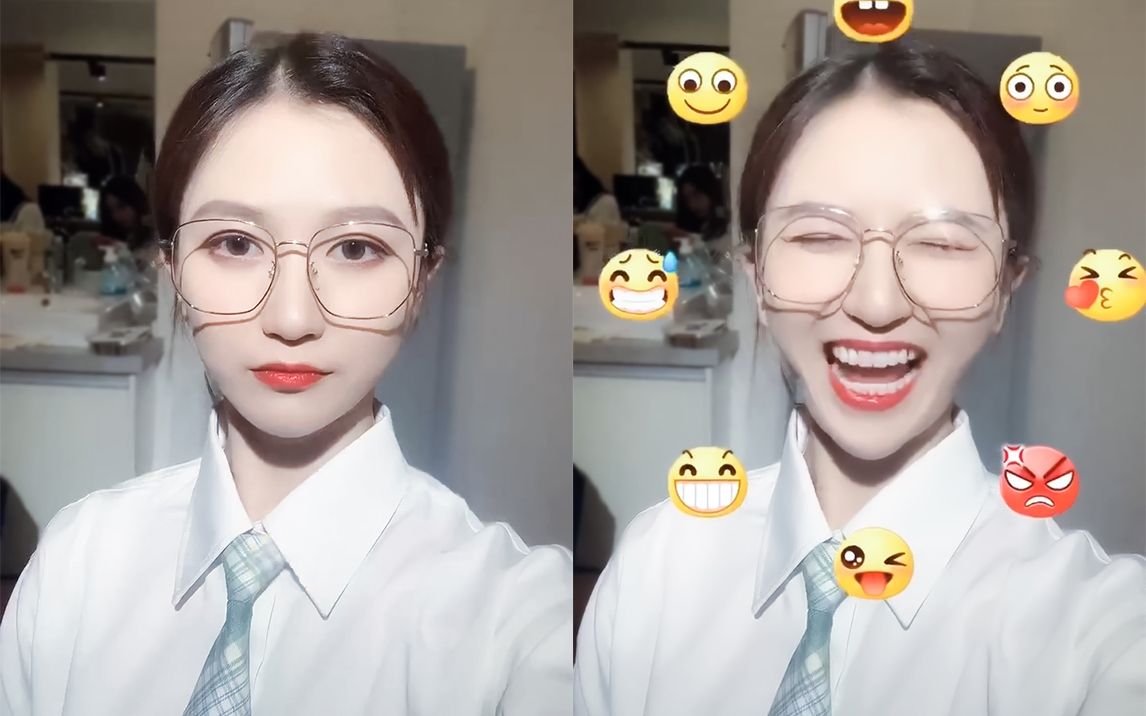 吴哲晗表情包模仿秀可爱的学长有颜任性系列20200801抖音