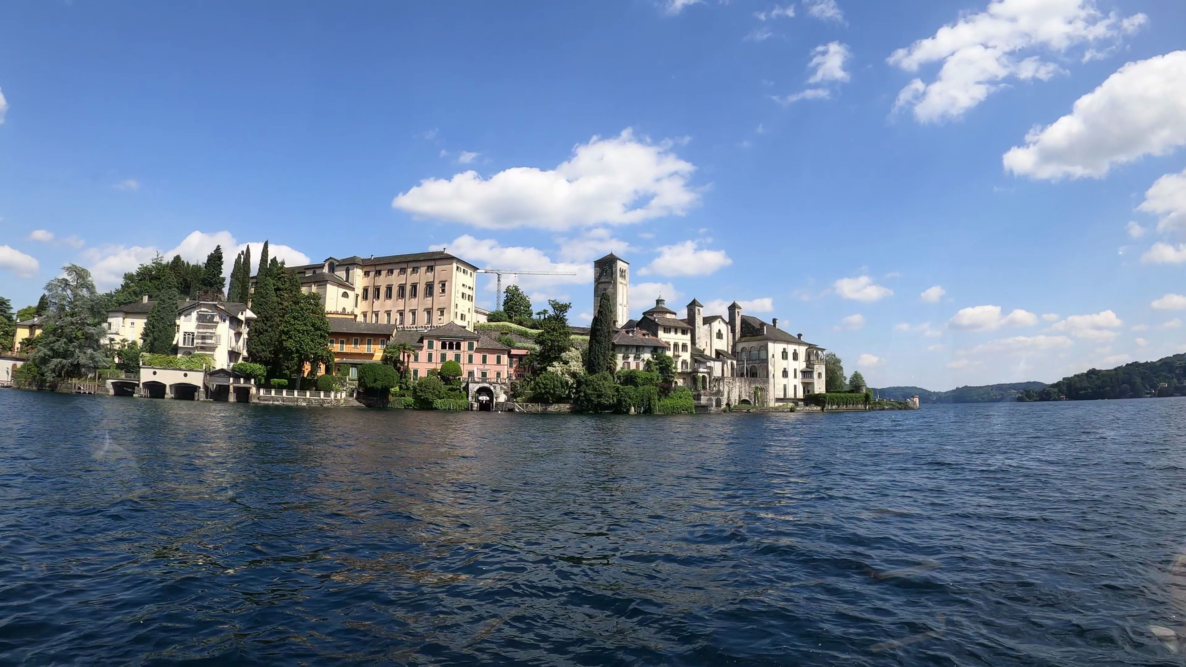 lake of orta湖 意大利精美湖心小岛!