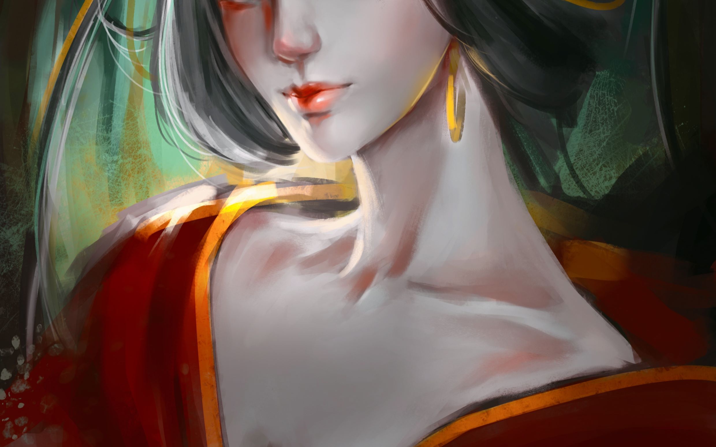 动漫绘x国漫狐妖系:妲己和红红,都是女王级的美貌