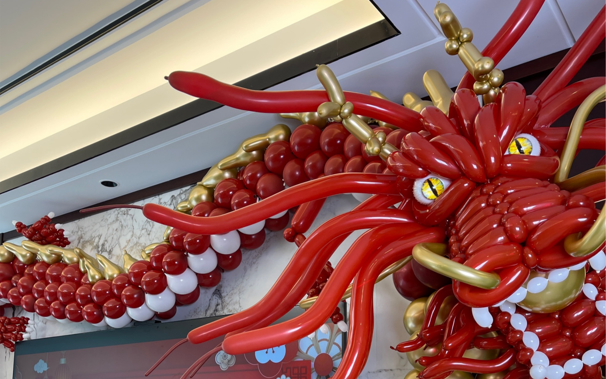 龙年气球龙立柱教程来了