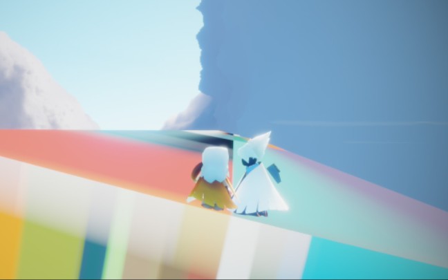 sky光遇晨岛彩虹桥打卡