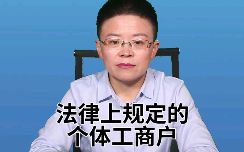 法律上规定的个体工商户哔哩哔哩bilibili