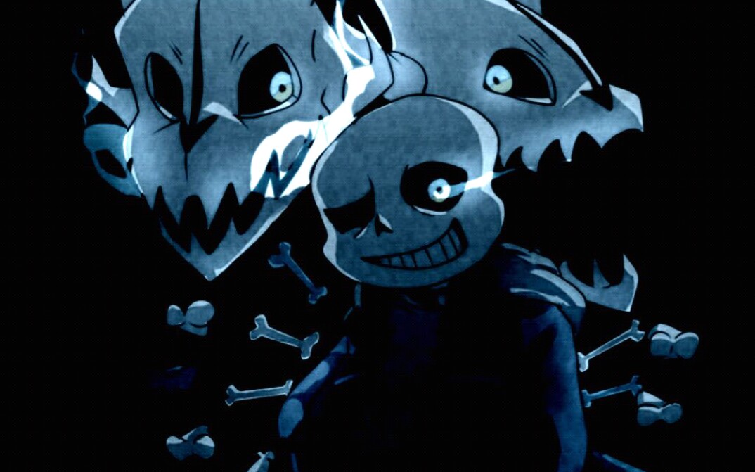 【彩虹帽945】《fisk vs sans》倒霉的up卡bug输了.