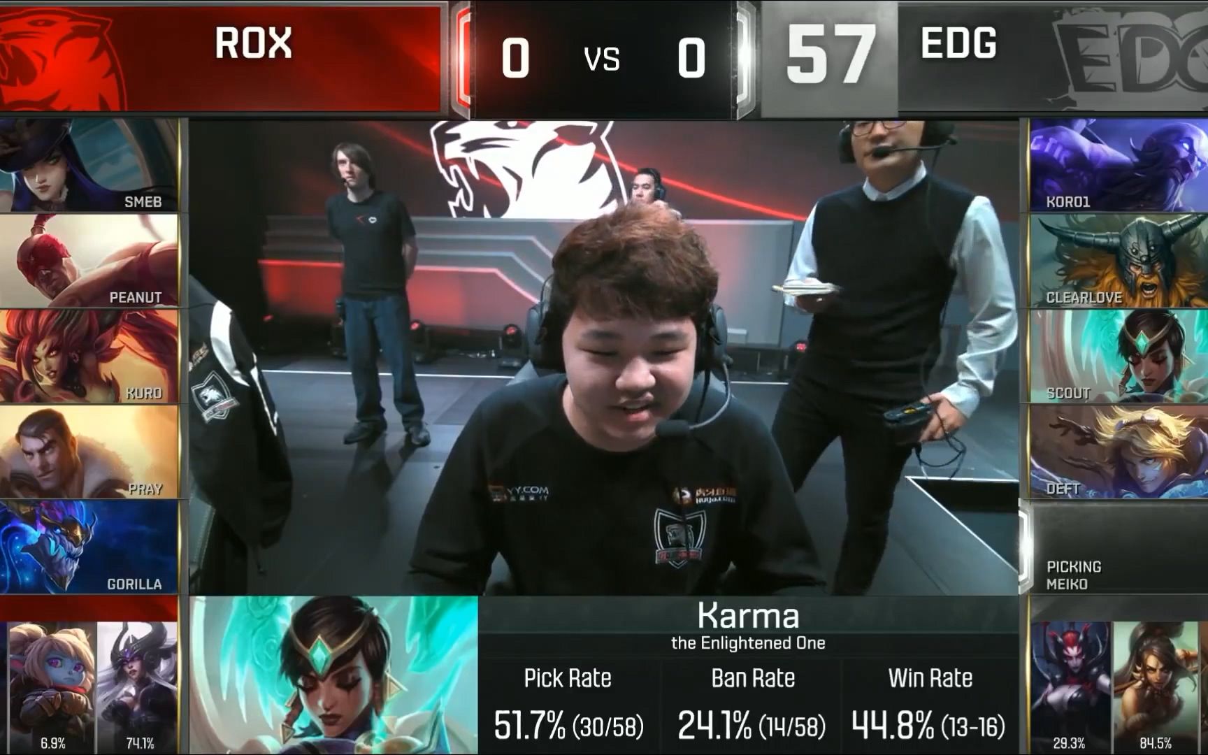 【S6八强赛】ROX Tigers vs EDG【收藏级画质】英雄联盟