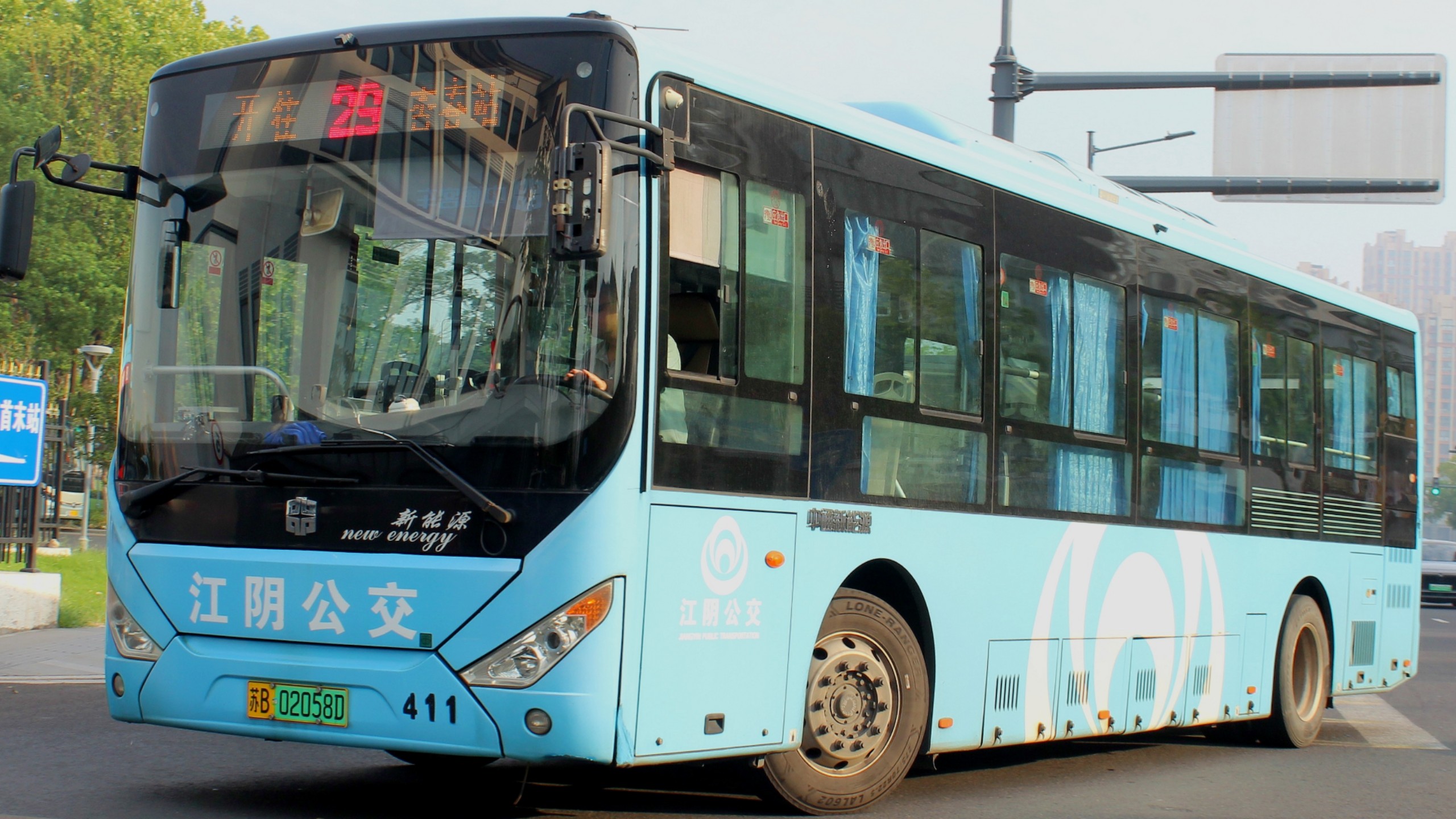 江阴公交29路下行全程原声原速POV