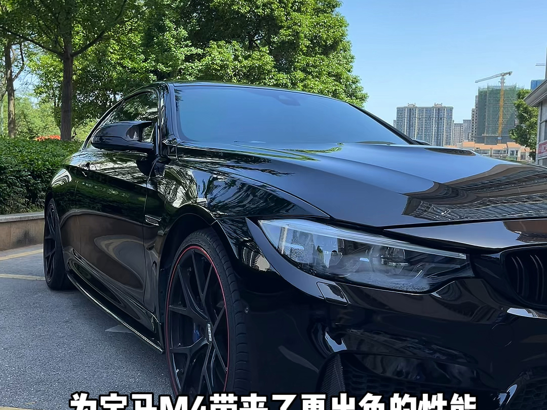 宝马m4改装升级碳纤维套件恶魔眼龙鳞尾灯#宝马m4 #长沙汽车改装