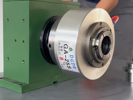 车床气动旋转卡盘中空夹具 激光切割焊接卡盘自动化装配#气动卡盘