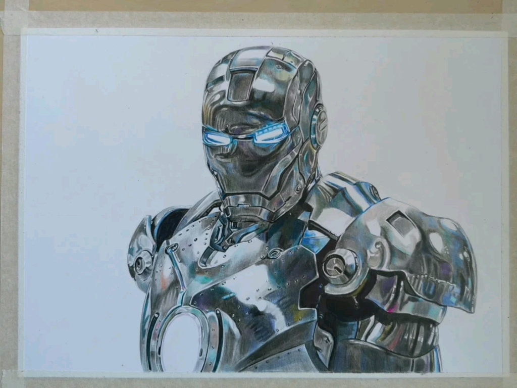钢铁侠手绘教程
