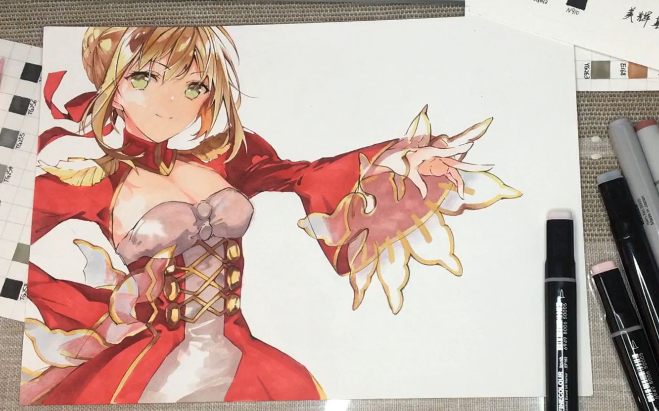 【fgo全英灵手绘】尼禄: 余当定你老婆啦