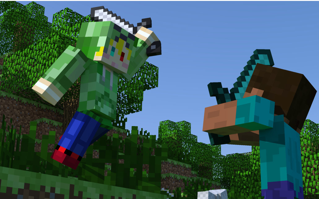 【叶子】★我的世界★minecraft hypixel空岛战争 菜鸡up的裸装挑战&