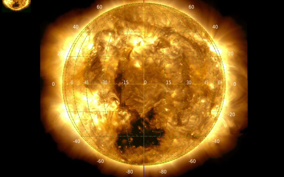 2023年3月下旬的太陽日冕活動 (sdo衛星aia成像儀-171波段)