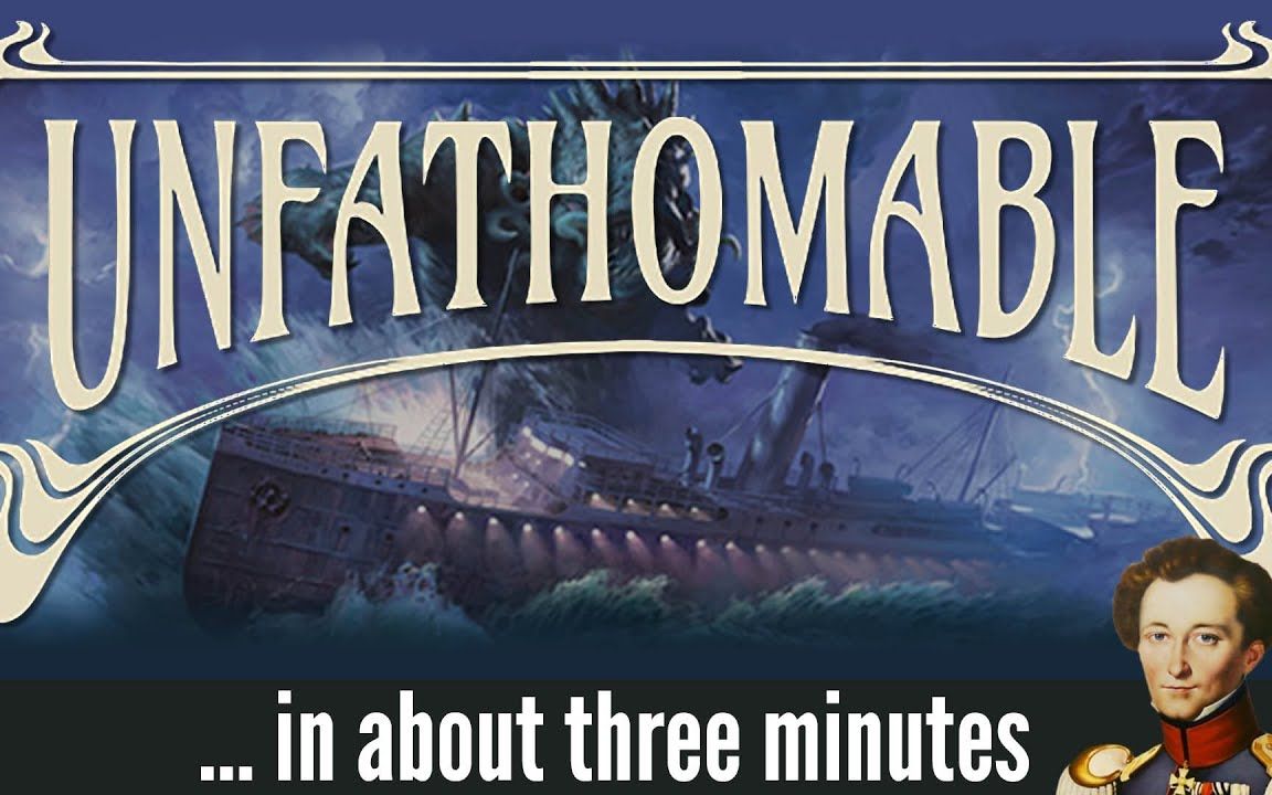 桌游早知道3分钟教你玩美式克苏鲁深渊之中含英文字幕unfathomablein