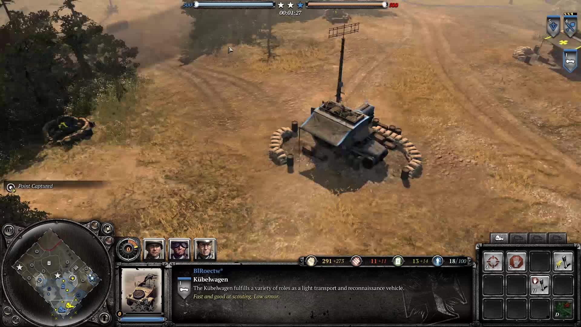 【英雄连2】2v2西德局 娱乐歌莉娅指挥官(上古版本)