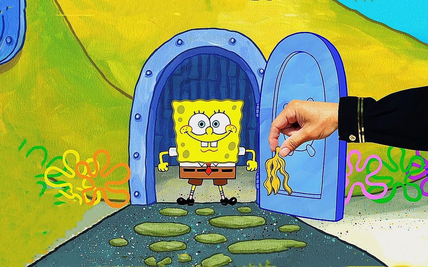 搞笑动漫:海绵宝宝离家出走了,他和章鱼哥会流浪到哪里呢?