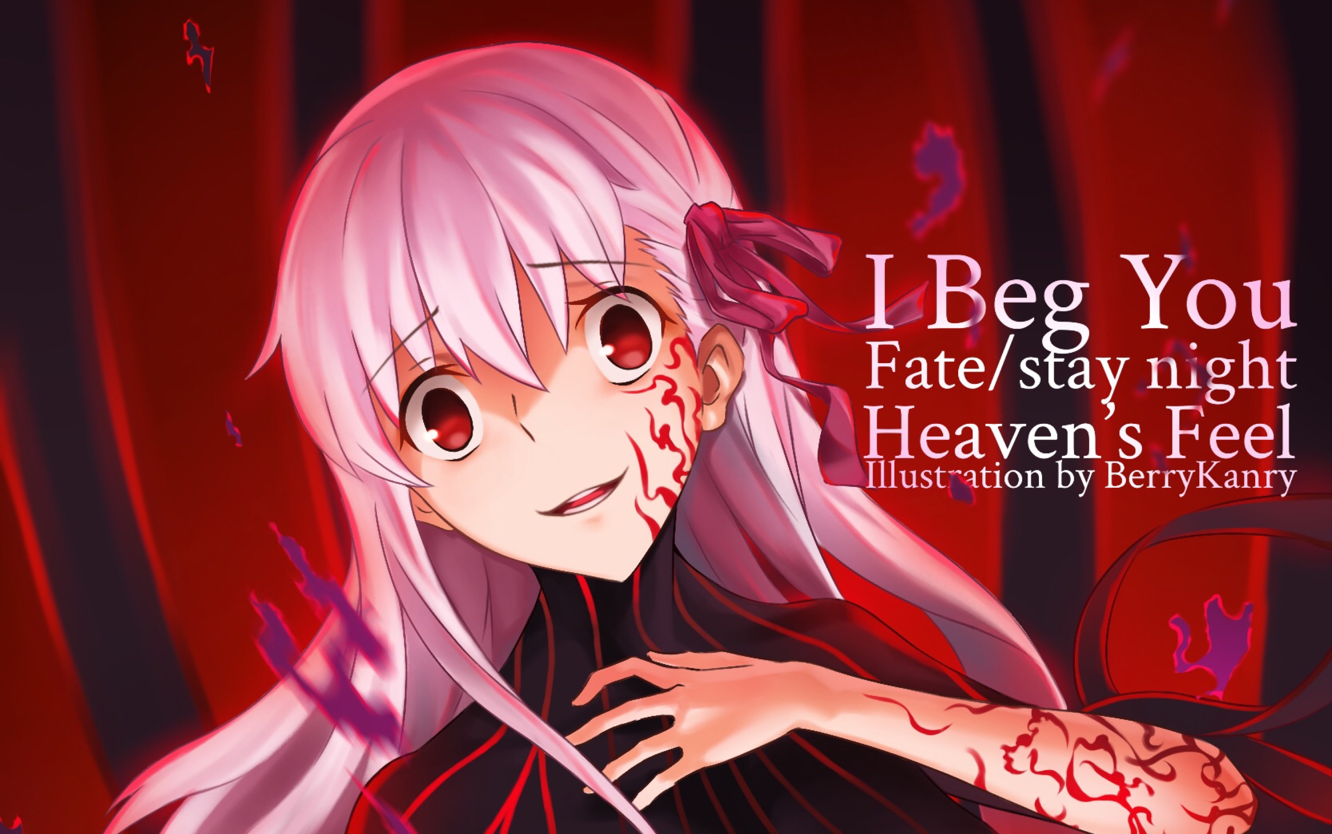 【fate/stay night hf】黑樱绘画过程