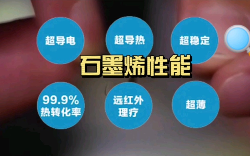 石墨烯的性能有超薄,超导电,超导热,超稳定等性能,可以应用于很多行业,猜猜哪些行业使用石墨烯?哔哩哔哩bilibili