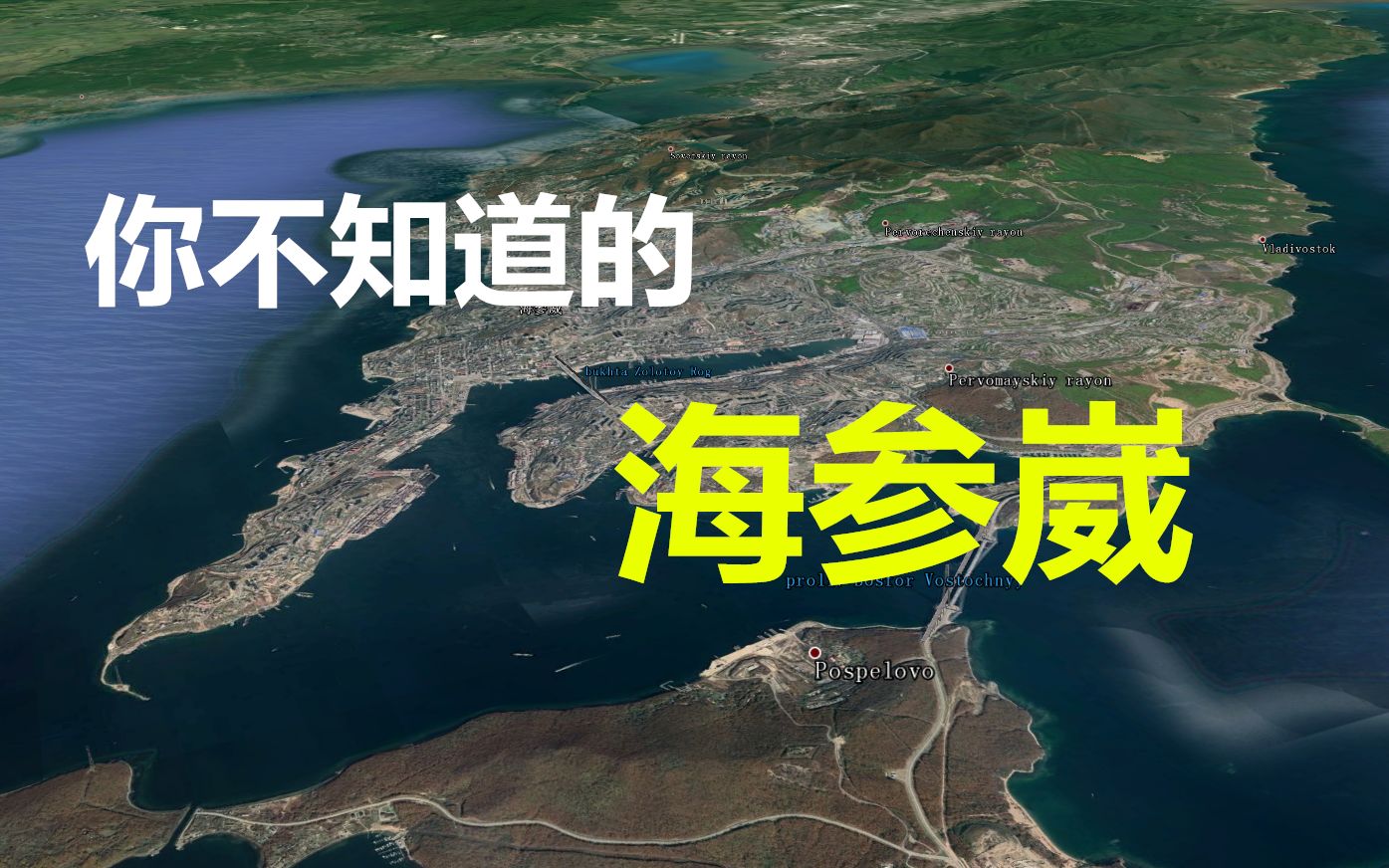 [图]俄罗斯远东最大港口城市海参崴，地理位置能和大连相比？心痛啊！