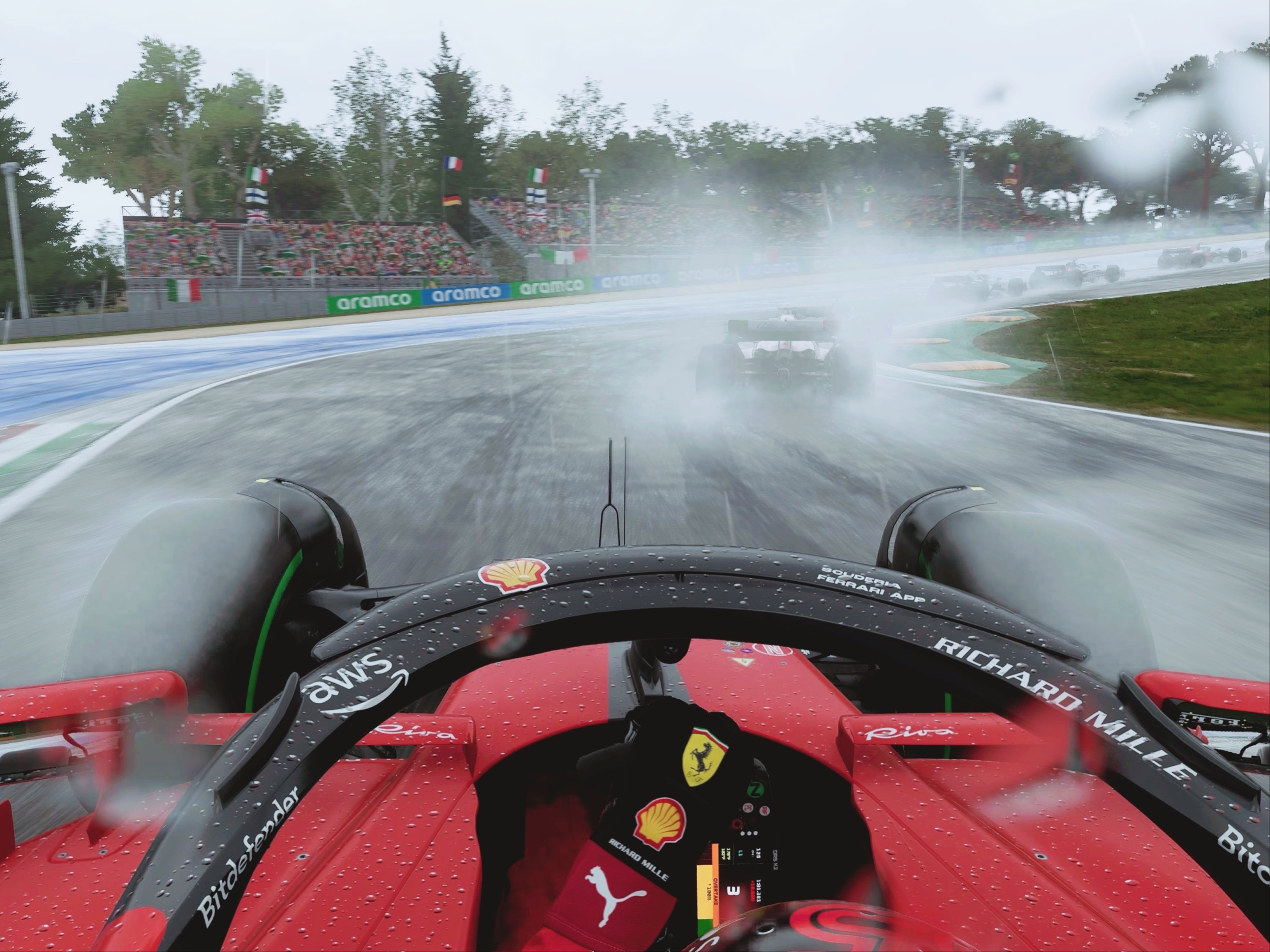 [f1 23] 5.17直播回放 虚拟伊莫拉站大奖赛冲刺赛 赛恩斯@伊莫拉赛道