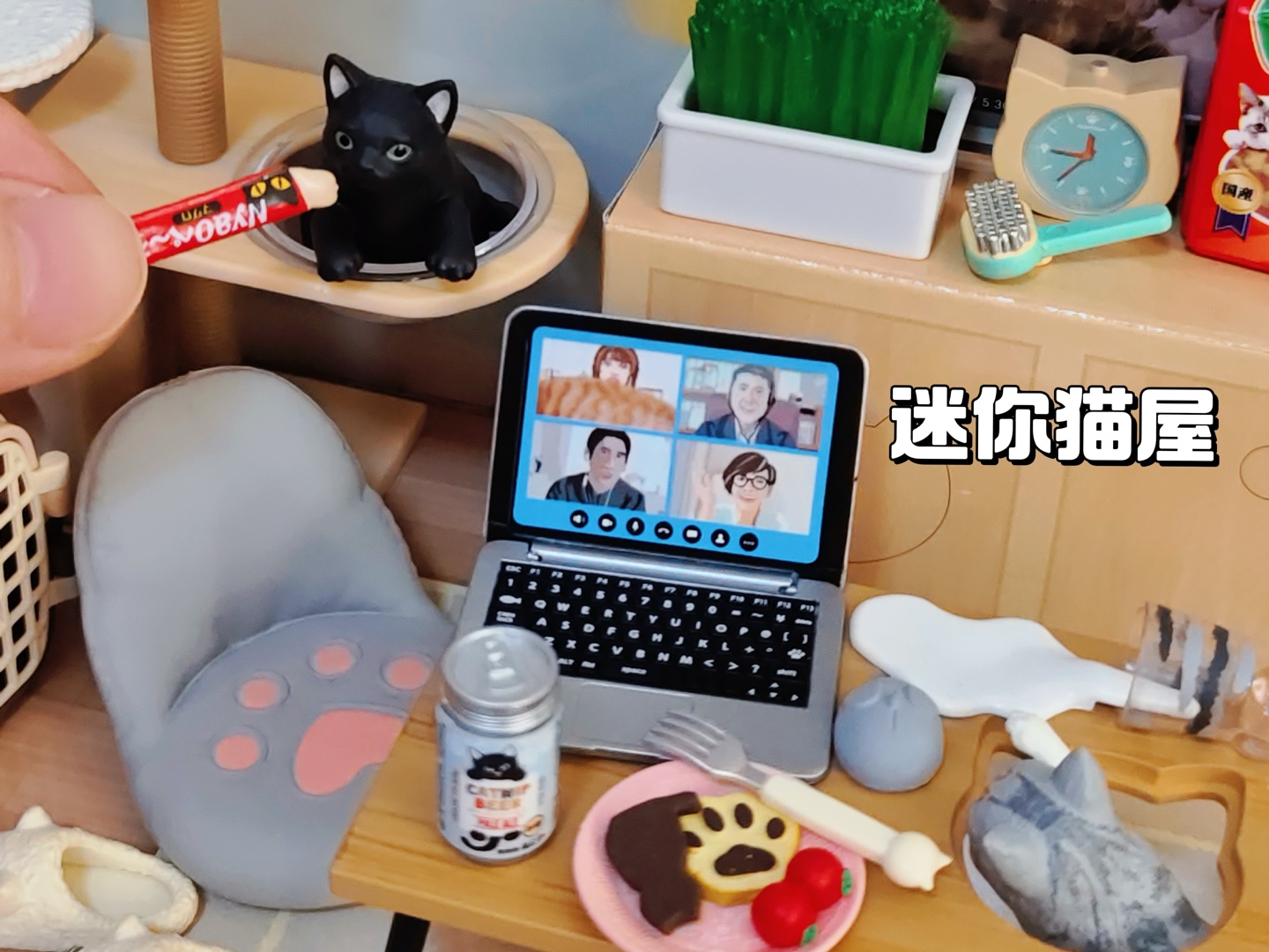 沉浸式布置迷你猫屋哔哩哔哩bilibili