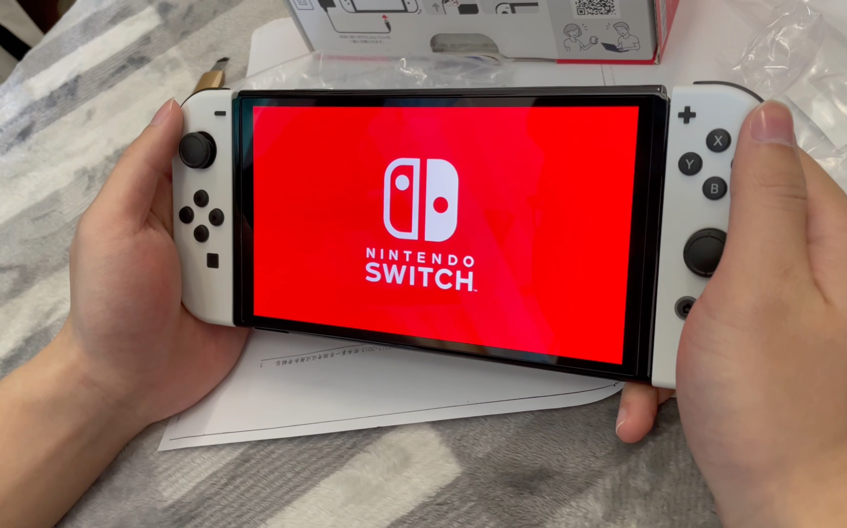 [图]【Switch OLED】宿舍开箱验机，日版switch安全下车！