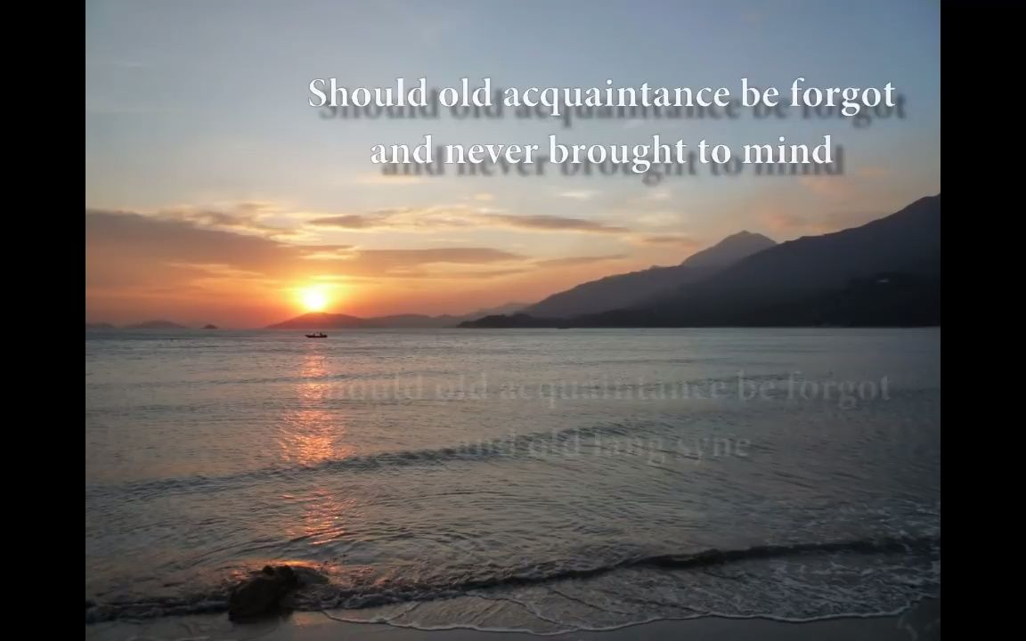 auld lang syne (with lyrics)