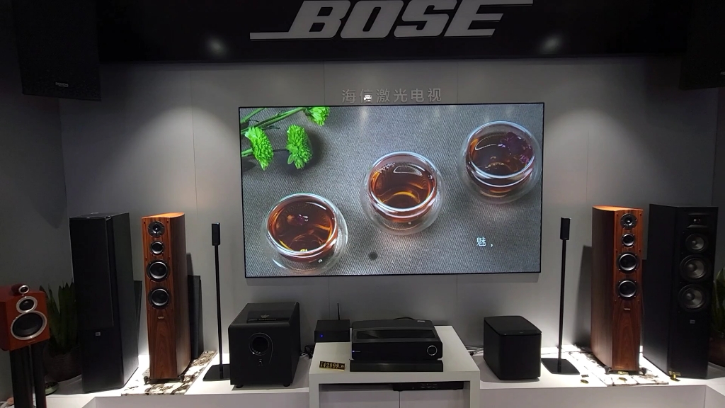 海信激光电视 搭配bose音响