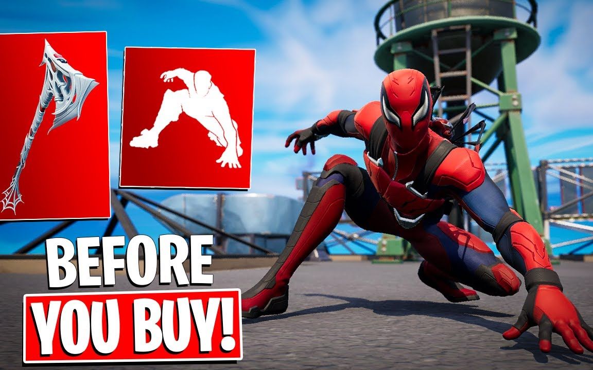 【堡垒之夜】蜘蛛侠零点战争皮肤测评