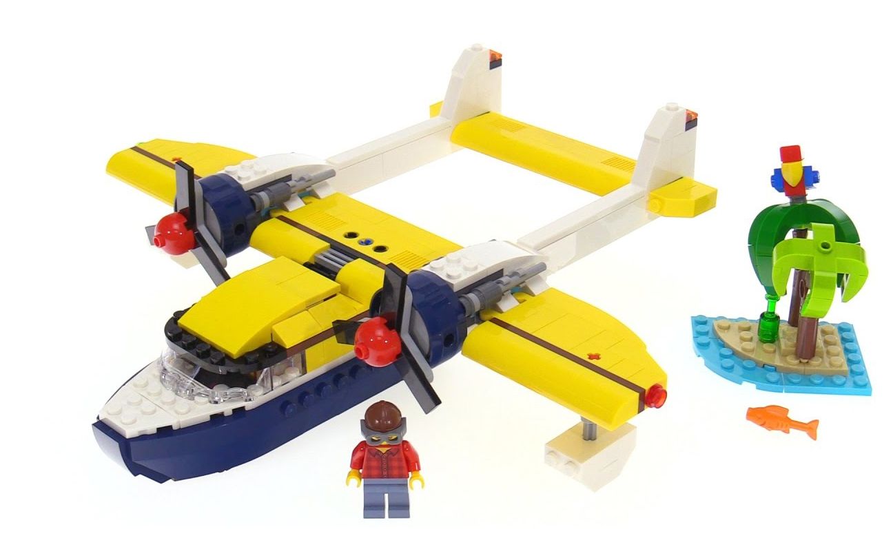 乐高 lego 31064 创意百变3合1 水上飞机 2017速拼评测