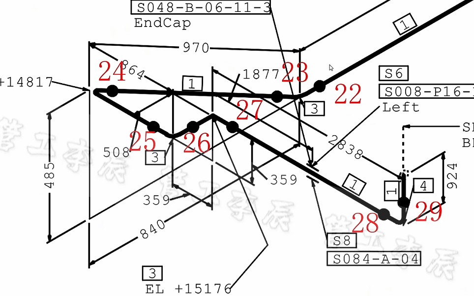 化工管道,單線圖軸測圖分析講解,李辰管工基礎知識講解_嗶哩嗶哩_bili