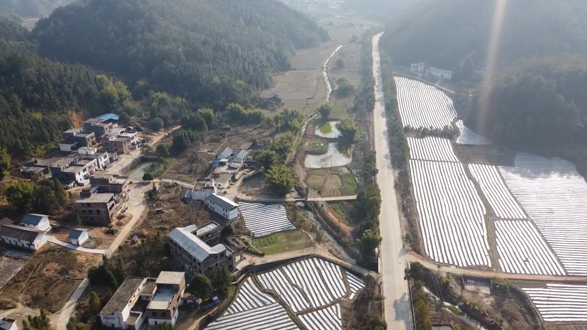 活动作品江西赣州定南县天九镇石盆村航拍