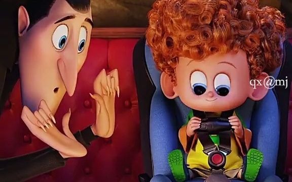 【精灵旅社】德古拉是怎么给外孙系安全带的?