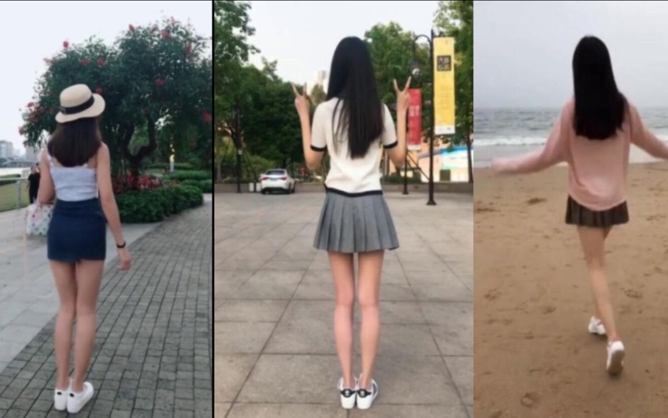 抖音挑战排行榜抖音背影超赞的小姐姐你已经成功撩到我下个路口见