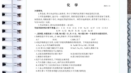 【全科】2024山东省临沂市罗庄区高一上学期期中【全】哔哩哔哩bilibili