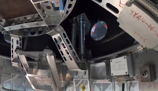 星河动力整流罩分离试验舱内视角