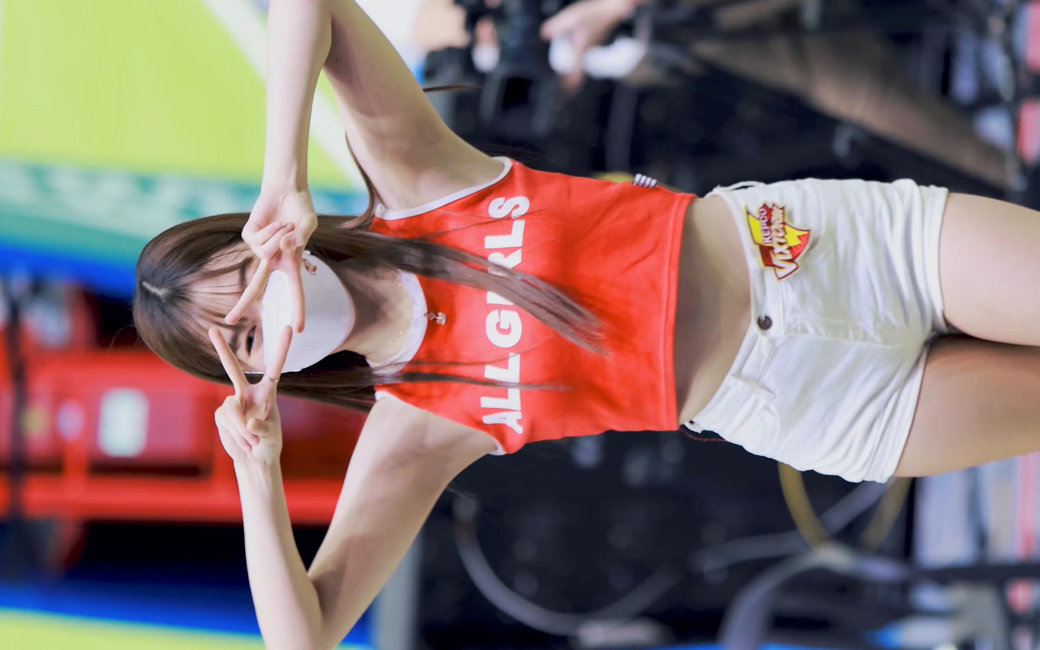 韩国啦啦队 刘秀雅 yoo suah 220306 助威歌 fancam 韩国电力男排[4k]