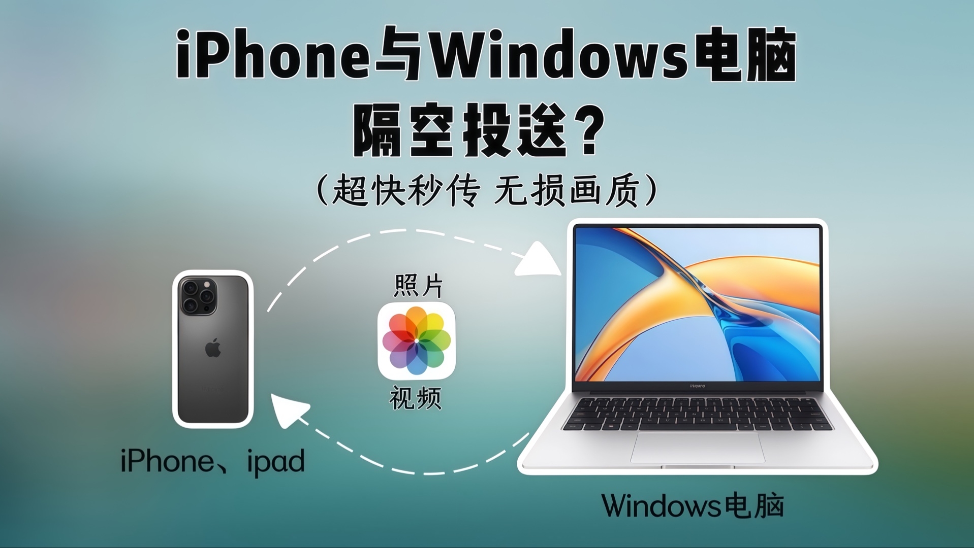 苹果手机与Windows电脑互传照片!详细教程!