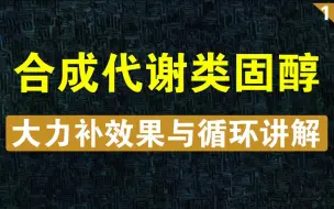 Download Video: 【水枫】合成代谢类固醇之大力补效果与循环讲解